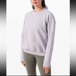 Lululemon Athletica | women’s City Sweat Crew spacer iced Iris purple